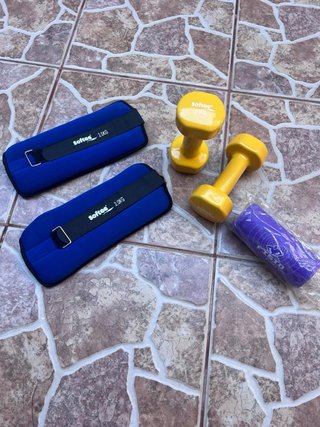 Kit Gimnasio Mancuernas y Tobilleras