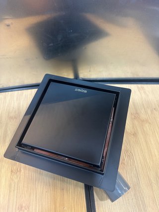 Scolo per doccia in acciaio inossidabile, 20 x 20 cm