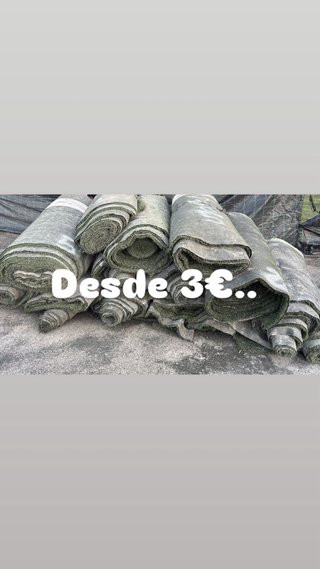 Cesped artificial reciclado desde 3€