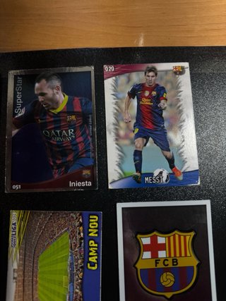 Pack cromos FC Barcelona: Messi, Iniesta, Ter Steg