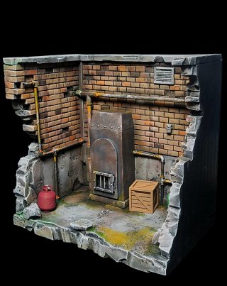 Diorama Freddy Krueger  (Figura no incluida)