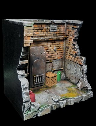 Diorama Freddy Krueger  (Figura no incluida)