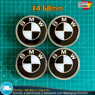 Tapas BMW 68mm x4 Tapacubos Buje Centro Llantas