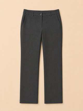Pantalón de vestir gris Carrefour