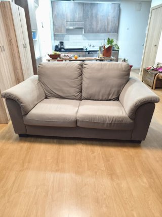 Sofá Ikea tela marrón Tidafors