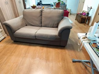 Sofá Ikea tela marrón Tidafors