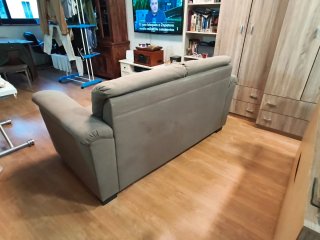 Sofá Ikea tela marrón Tidafors