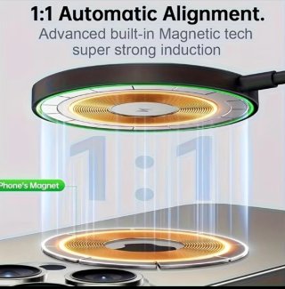 Cargador Inalámbrico Magnético 15W