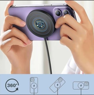 Cargador Inalámbrico Magnético 15W