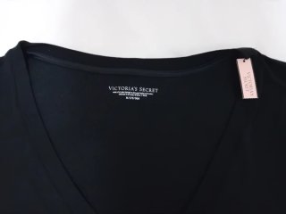 Camiseta Victoria's Secret Negra Talla M