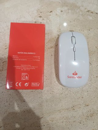 Ratón inalámbrico Santander blanco