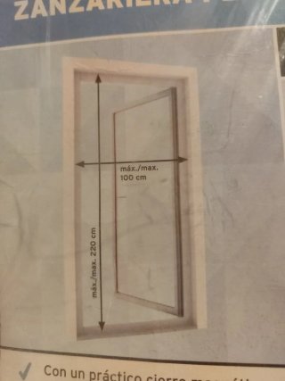 Mosquitera para puerta de caravana/autocaravana
