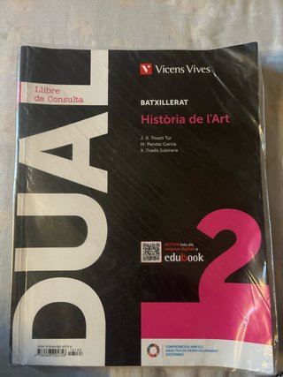 Història de l'Art, Batxillerat 2, Dual Llibre d...