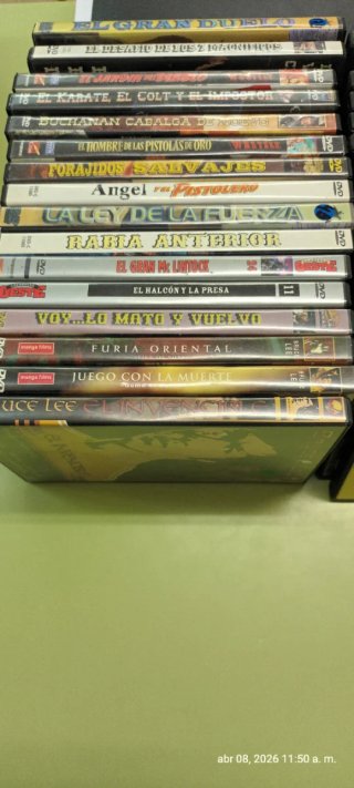 31 DVDs Varios Géneros Acción Aventura Crimen