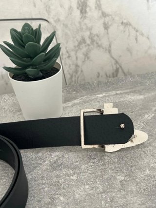 Cinturón Vivienne Westwood Negro Orb buckle