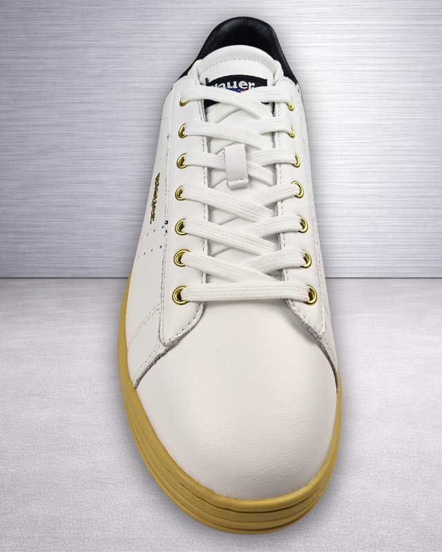 Blauer Grant White / Black Piel T45 Hombre Nuevas