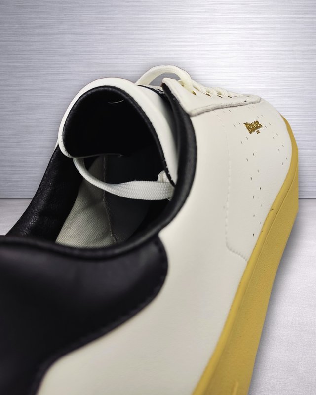 Blauer Grant White / Black Piel T45 Hombre Nuevas