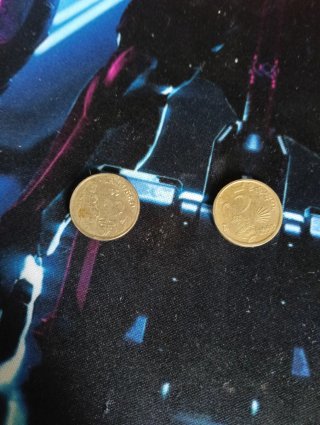 2 Monedas Pesetas 5