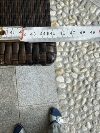 6 Sedie in Rattan Marrone