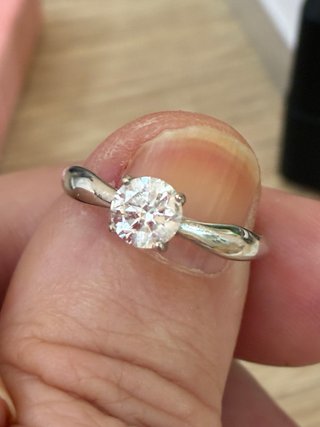 Anillo Oro 18k Diamante Natural 1.06 Ct G/SI2