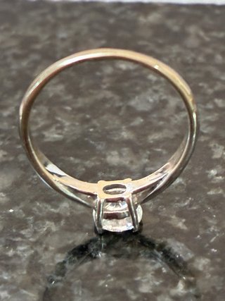 Anillo Oro 18k Diamante Natural 1.06 Ct G/SI2