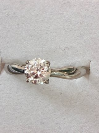 Anillo Oro 18k Diamante Natural 1.06 Ct G/SI2