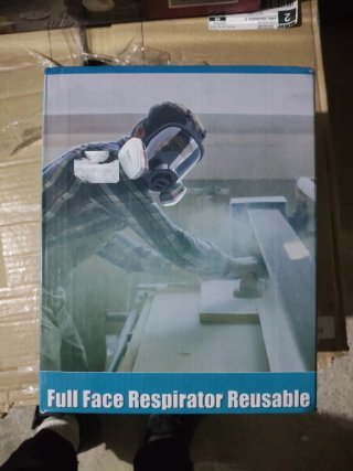 Máscara de gas reutilizable con filtro