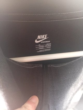 Sudadera Nike Negra y Blanca