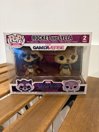 Funko Pop Rocket y Lylla Guardianes Galaxia