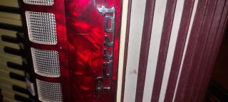 Acordeón Rojo con Estuche