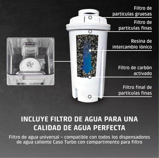 Dispensador Agua Caliente Caso HW 1660