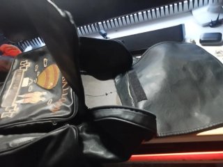 Mochila efecto Cuero Vintage Bordada