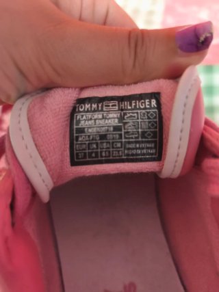Zapatillas Tommy Hilfiger Rosa Plataforma
