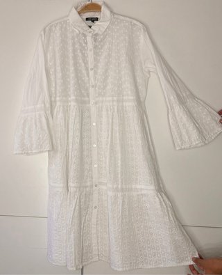 Vestido camisero blanco Ada Gatti