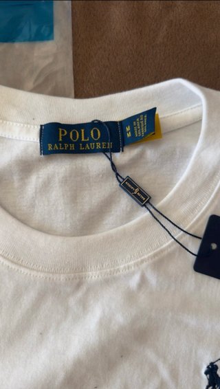 T-shirt Ralph Lauren Branca M Nova Com Etiquetas