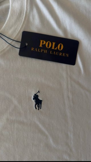 T-shirt Ralph Lauren Branca M Nova Com Etiquetas