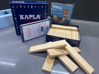 Lote de juegos: Tripolo, Kapla, puzzle IQ,futbolin