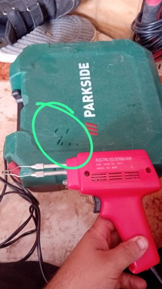 Pistola de soldar eléctrica 100W