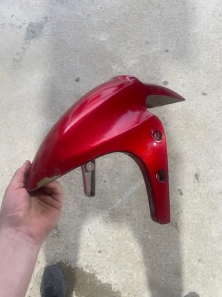 Guardabarros Kymco Movie XL Rojo