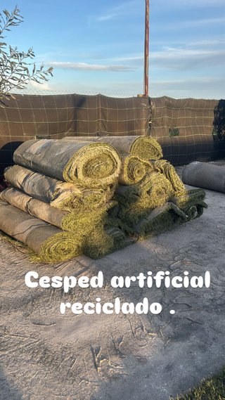 Cesped artificial reciclado desde 3€