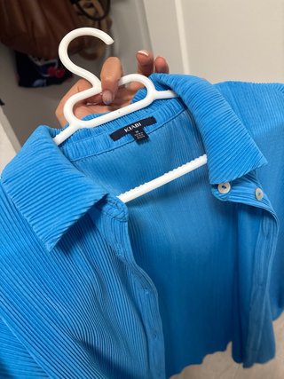 Camisa KIABI azul talla M