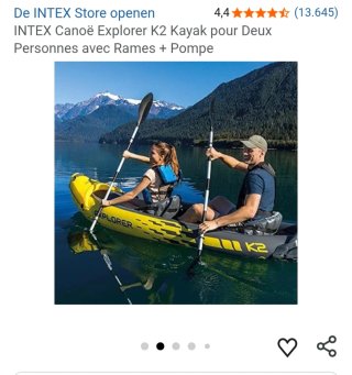 Kayak hinchable INTEX Explorer K2 2 personas