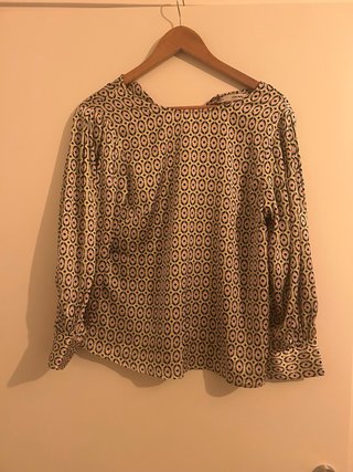 Camisa estampada manga larga