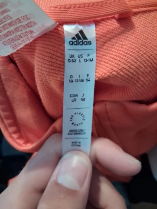 Chaqueta Adidas Naranja y Negra