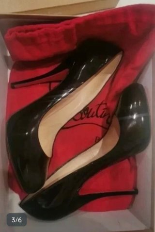Louboutin Feticha Tacones Negros