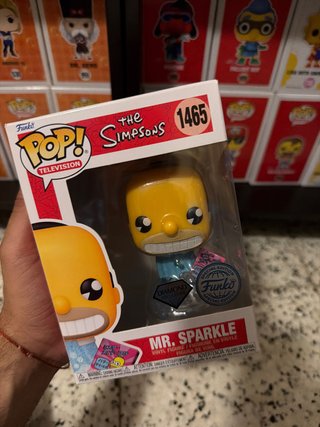 Funko Pop! The Simpsons Mr. Sparkle 1465 Diamond