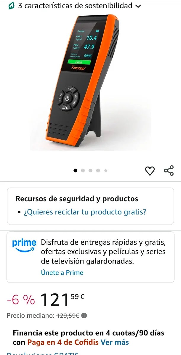 Temtop LKC-1000S+2ND Detector Aire