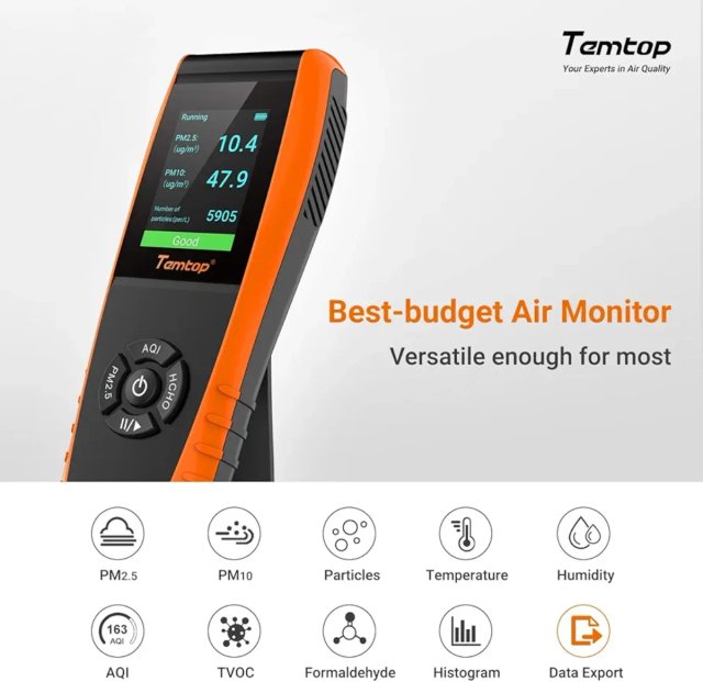 Temtop LKC-1000S+2ND Detector Aire