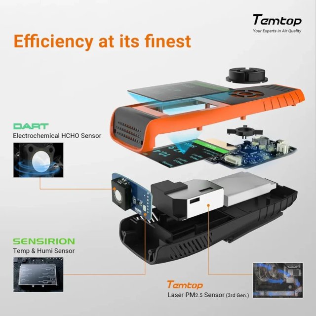 Temtop LKC-1000S+2ND Detector Aire
