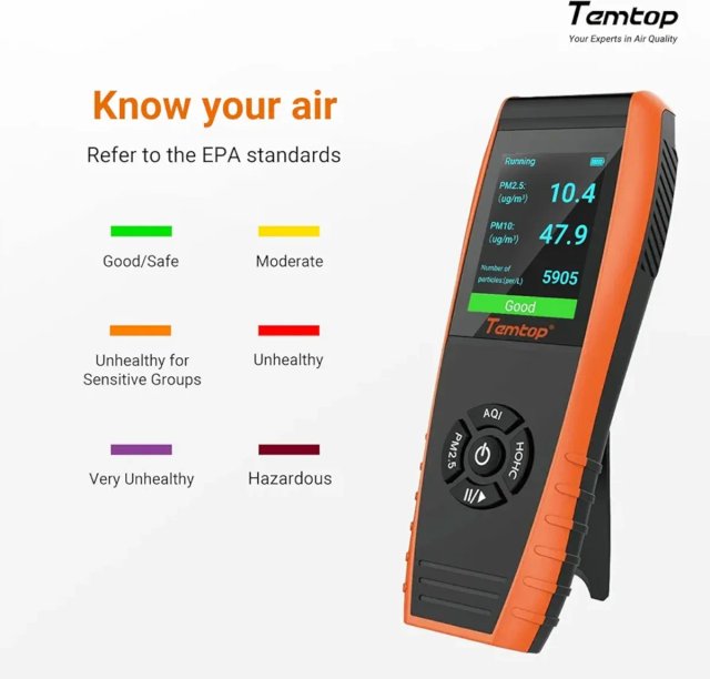 Temtop LKC-1000S+2ND Detector Aire
